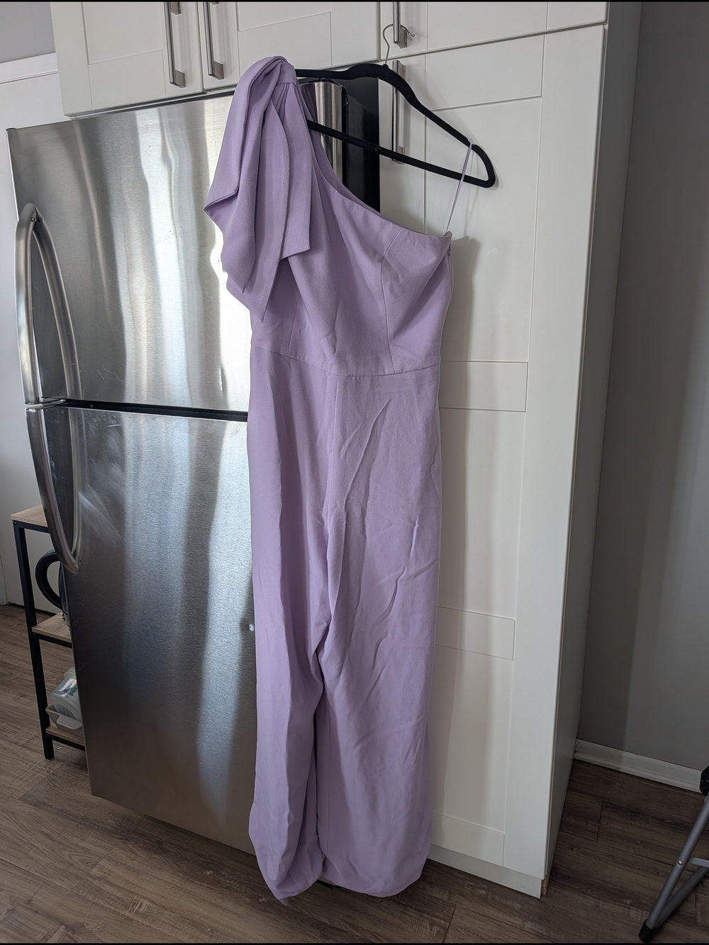 Dress the Population One-Shoulder Lilac Jumpsuit